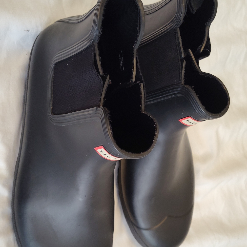 Hunter Men's Black Waterproof Boots - Picture 5 of 7